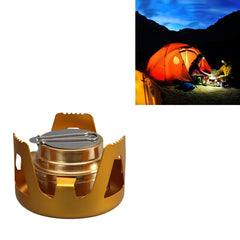 Outdoor Camping Alcohol Stove Vaporized Liquid Alcohol Atove Mini Alcohol Stove Portable Creative Alcohol Stove, Gold, Gray, Dark Green