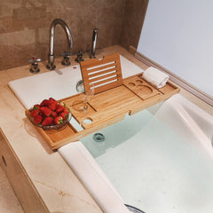 Bathtub Wine Mobile Phone Tablet Stand Bathtub Shelf Tray Shelf Rack, Wine Mobile Phone Tablet Stand