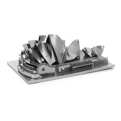 3 PCS 3D Metal Assembly Model World Building DIY Puzzle Toy, Sydney Opera House