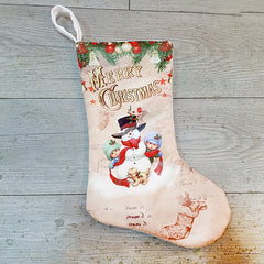 Christmas Stockings Pendant Christmas Decoration Gift Bag, Old Man Snowman, Snowman, Deer