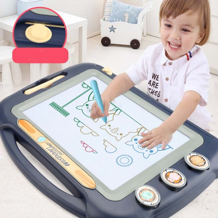 Children Color Graffiti Drawing Board Magnetic Writing Board, Set 1, Set 2