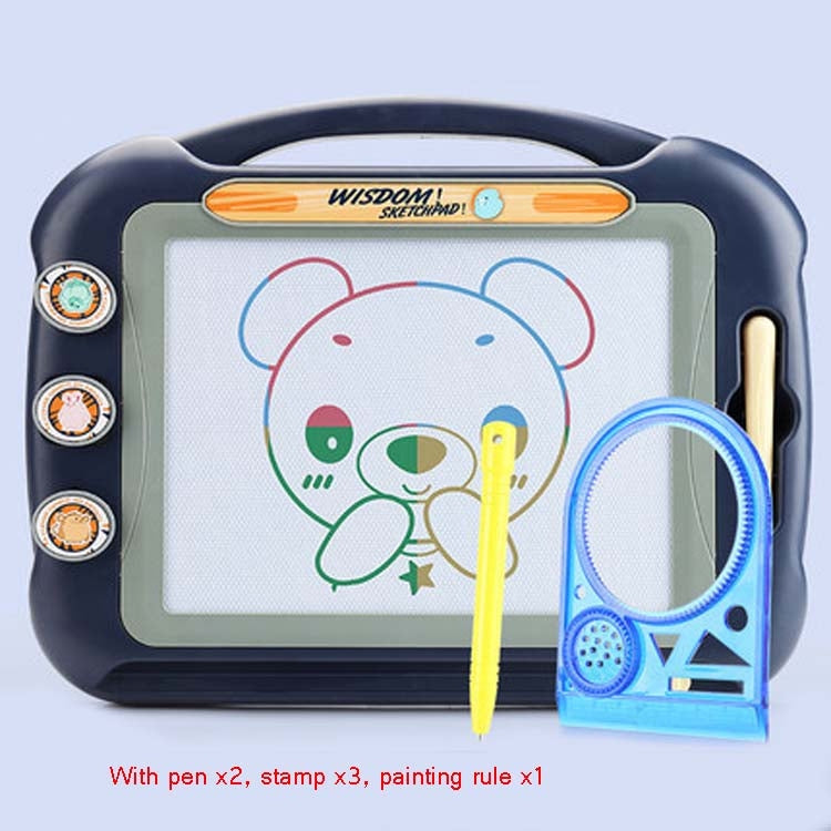 Children Color Graffiti Drawing Board Magnetic Writing Board, Set 1, Set 2
