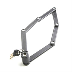 Tonyon Universal Anti-hydraulic Scissors Bicycle Lock Four-section Folding Mountain Bike Lock, Tonyon Folding Mountain Bike Lock(Black)