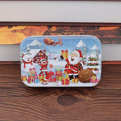4 PCS Christmas Wooden DIY Gift Children Handmade Santa Claus Puzzle Toy, Snow, Fireplace, Bedside, Classroom