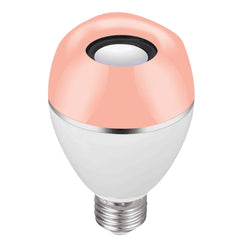 E27 LED Music Bulb Smart Colorful Remote Control Wake Up Light, APP Multi-link Music Light, APP+Remote Control