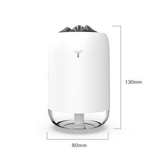 Car Portable Humidifier Household Night Light USB Spray Instrument Disinfection Aroma Diffuser, Car Humidifier Pearl White, Car Humidifier Turquoise, Car Humidifier Pink
