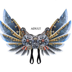 Halloween Carnival Dress Up Adult Children Mechanical Punk Decorative Wings, Adult, Child