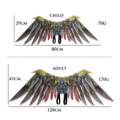 Halloween Carnival Stage Dress Up Props Adult Children Cosplay Punk Blade Wings, Chlid, Adult