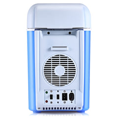 7.5L Capacity Portable Car Refrigerator Cooler Warmer Truck Thermoelectric Electric Fridge for Travel RV Boat, 7.5L Refrigerator Cooler Warmer