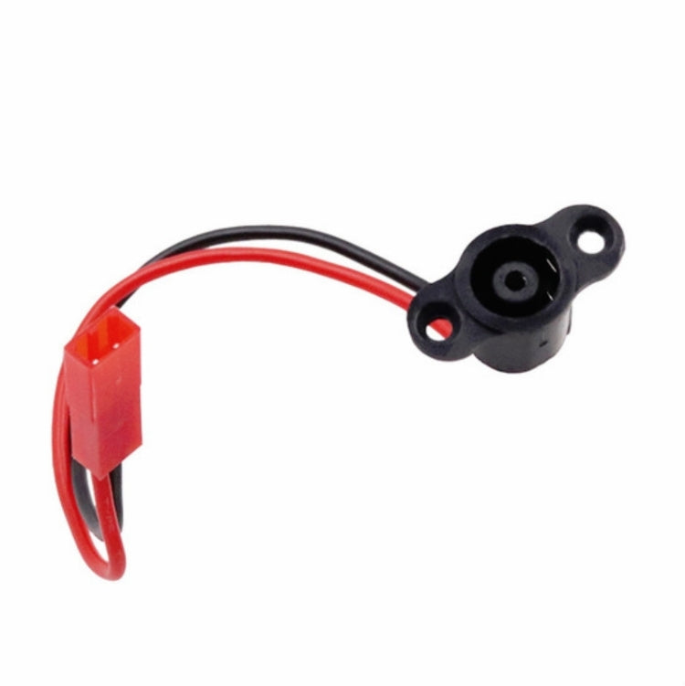 For Xiaomi Mijia M365 Electric Scooter Accessories Battery Tail Light Cable Waterproof Charging Head, with Black Waterproof Cover, with Red Waterproof Cover