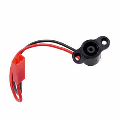 For Xiaomi Mijia M365 Electric Scooter Accessories Battery Tail Light Cable Waterproof Charging Head, with Black Waterproof Cover, with Red Waterproof Cover