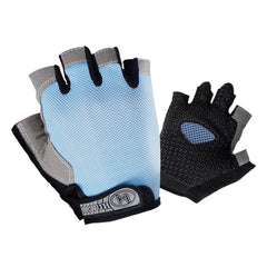 Summer Men Women Fitness Gloves Gym Weight Lifting Cycling Yoga Training Thin Breathable Antiskid Half Finger Gloves, S, L, XL