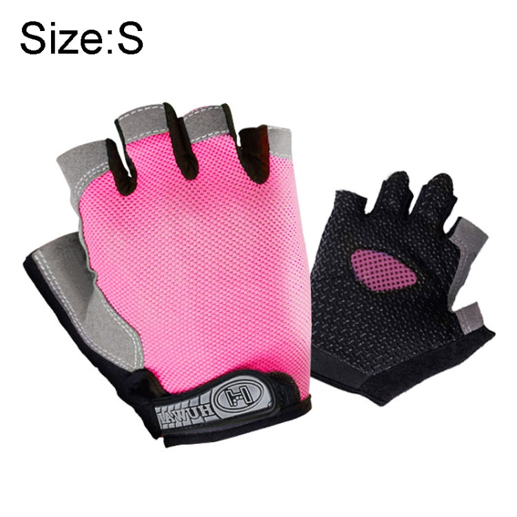 Summer Men Women Fitness Gloves Gym Weight Lifting Cycling Yoga Training Thin Breathable Antiskid Half Finger Gloves, M, L, S