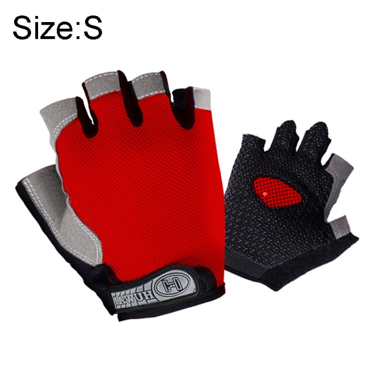 Summer Men Women Fitness Gloves Gym Weight Lifting Cycling Yoga Training Thin Breathable Antiskid Half Finger Gloves, M, L, S