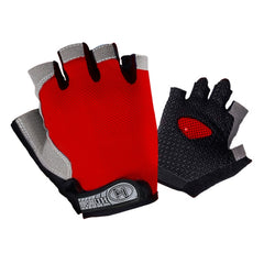 Summer Men Women Fitness Gloves Gym Weight Lifting Cycling Yoga Training Thin Breathable Antiskid Half Finger Gloves, M, L, S
