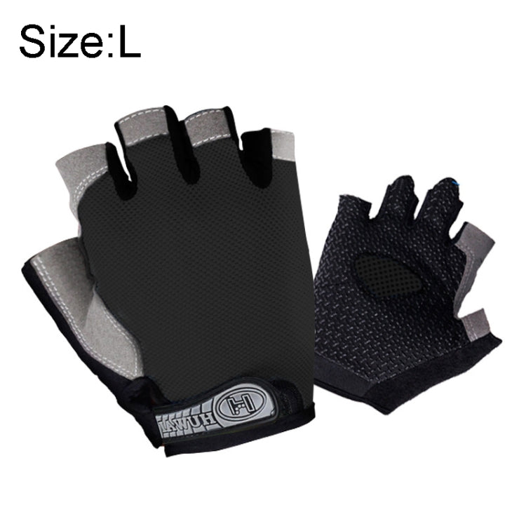 Summer Men Women Fitness Gloves Gym Weight Lifting Cycling Yoga Training Thin Breathable Antiskid Half Finger Gloves, M, L, S