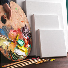 Cotton Wood Frame Canvas Oil Painting Frame, 18x24cm, 20x20cm, 20x30cm