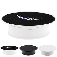20cm 360 Degree Electric Rotating Turntable Display Stand for Photography Max Load 1.5kg video shooting props Turntable, 20cm/Powered by Battery(W+B), 20cm/Powered by Battery(B), 20cm/Powered by Battery(W)