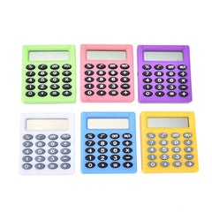 Pocket Cartoon Mini Calculator Candy Colors Handheld Coin Batteries Calculation Tool, Pocket Mini Calculator