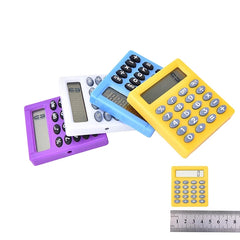 Pocket Cartoon Mini Calculator Candy Colors Handheld Coin Batteries Calculation Tool, Pocket Mini Calculator