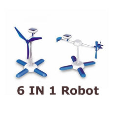 3PCS DIY Solar Puzzle Toys 6 in 1 Educational Solar Power Kits Novelty Solar Robots for Kids, 6 in 1 Educational Solar Power Kits