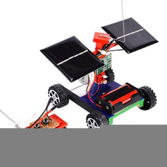 DIY Mini Wooden Car Wireless Remote Control Vehicle Model Kids Toys, DIY Mini Wooden Car