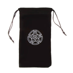 Velvet Pentagram Tarot Card Bag Home Mini Drawstring Package, Drawstring Package