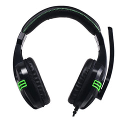 Salar KX101 3.5mm Wired Earphone Gaming Headset PC Gamer Stereo Headphone with Microphone for Computer