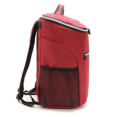 Outdoor Picnic Insulation Backpack Oxford Cloth waterproof Backpack, Backpack(Red), Backpack(Gray)