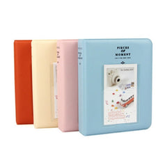 64 Pockets Name Card Pieces for Fujifilm Instax Mini 8 /7s /70 /25 /50s /90, 64 Pockets Beige, 64 Pockets Blue, 64 Pockets Green, 64 Pockets Orange, 64 Pockets Pink, 64 Pockets Sky Blue