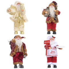 Christmas Decoration Standing Santa Claus Doll Christmas Backpack Old Man Doll Ornaments, Oil Lamp, Chevrolet, Chef, Gift