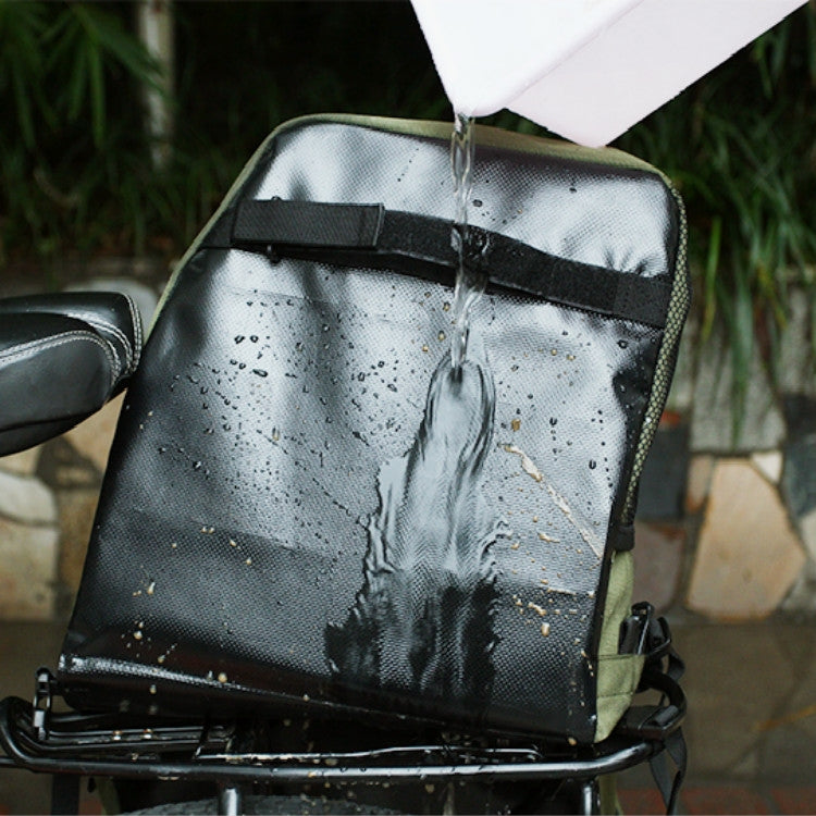 ROSWHEEL Bicycle Back Pack, Green, Black