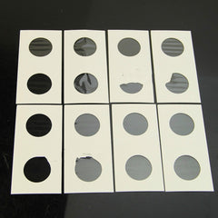 50 PCS / 3 Sets 40mm Diameter Coin Protector Square Coin Collection Paper Clip, Paper Clip