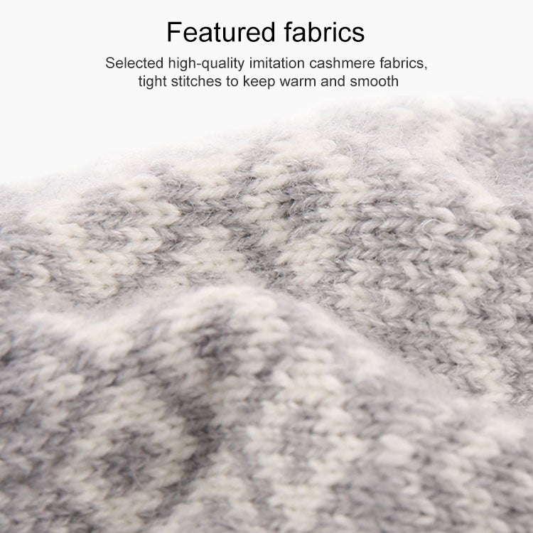 Winter Touch Screen Gloves Women Men Warm Stretch Knit Mittens Imitation Wool Thicken Full Finger Gloves, White, Grey, Black, Yellow, Navy Blue, Kids White, Kids Black, A-Navy Blue, A-Black, A-White, A-Grey, B-Grey, B-Blue, C-Yellow, C-Blue, C-Purple  ...