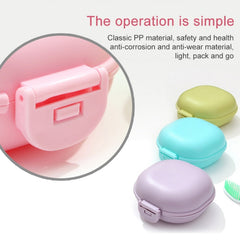3 PCS Bathroom Dish Plate Case Home Shower Travel Hiking Holder Container Soap Box