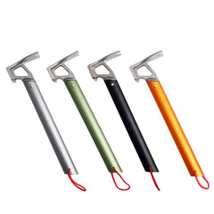 Lightweight Camping Hammer Tent Stake Mallet with Aluminum Alloy Handle & Stainless Steel Head