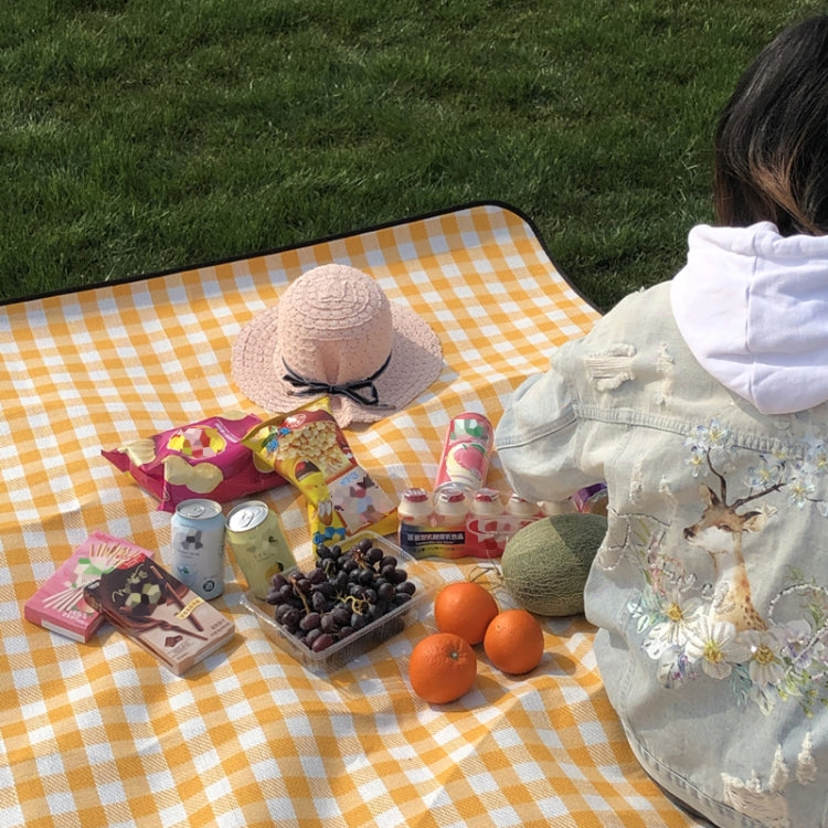 FP1409 6mm Thickened Moisture-Proof Beach Mat Outdoor Camping Tent Mat Without Storage Bag, 200x200cm