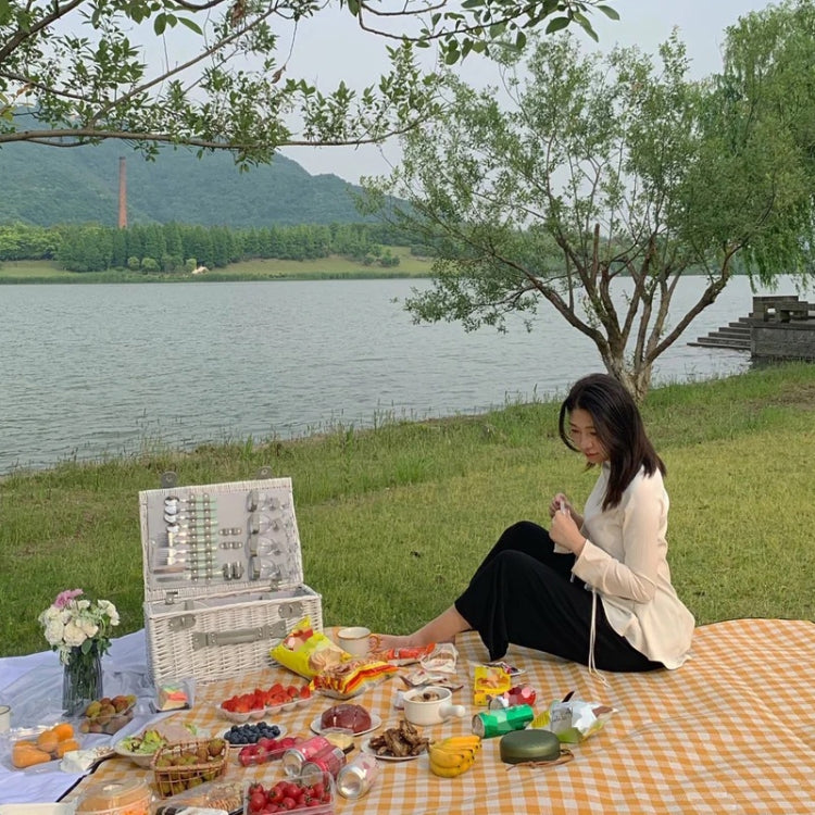 FP1409 6mm Thickened Moisture-Proof Beach Mat Outdoor Camping Tent Mat Without Storage Bag, 200x200cm