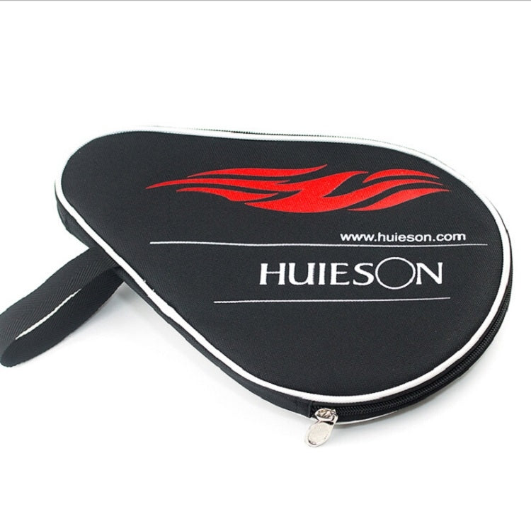 HUIESON HS-PT-H02 Gourd-shaped Zipper Oxford Cloth Single Table Tennis Racket with Ball Bag, Size: 30x20.5cm, HUIESON HS-PT-H02 (Black), HUIESON HS-PT-H02 (Blue)