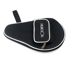 HUIESON HS-PT-H02 Gourd-shaped Zipper Oxford Cloth Single Table Tennis Racket with Ball Bag, Size: 30x20.5cm, HUIESON HS-PT-H02 (Black), HUIESON HS-PT-H02 (Blue)