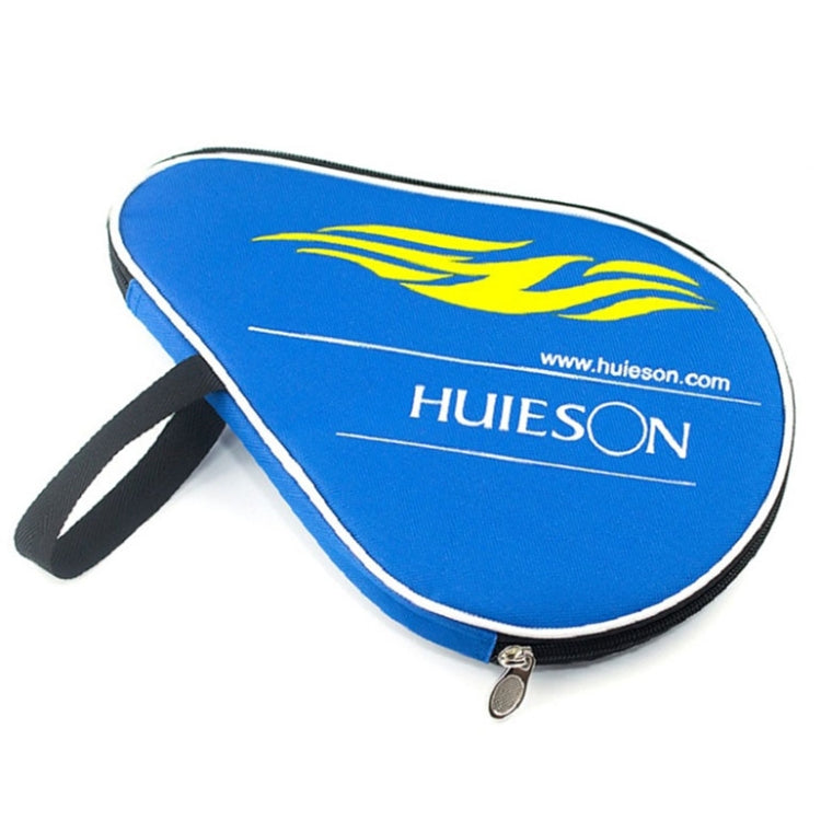 HUIESON HS-PT-H02 Gourd-shaped Zipper Oxford Cloth Single Table Tennis Racket with Ball Bag, Size: 30x20.5cm, HUIESON HS-PT-H02 (Black), HUIESON HS-PT-H02 (Blue)