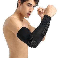 Basketball Sleeve Cellular Anti-collision Anti-slip Compression Elbow Protective Gear, L, M, XL