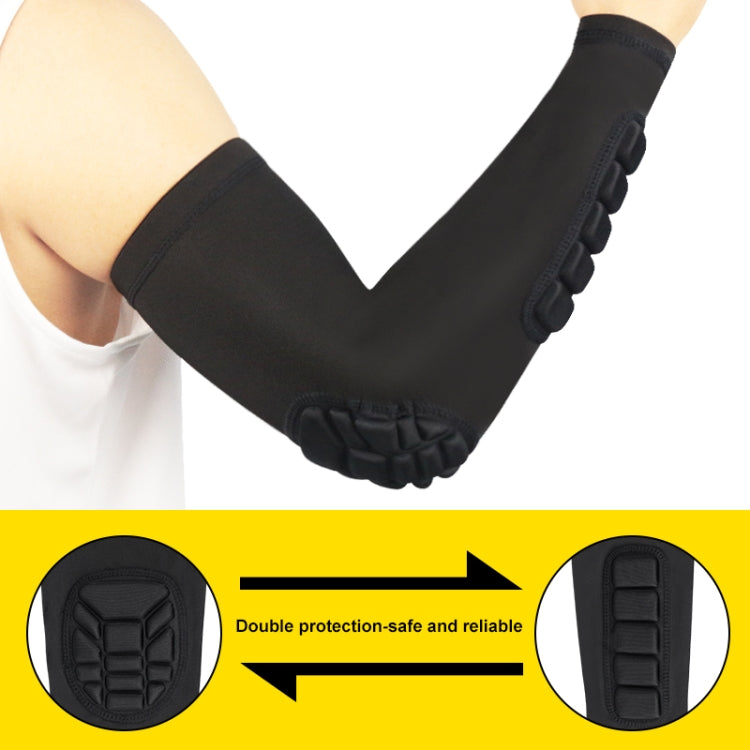 Basketball Sleeve Cellular Anti-collision Anti-slip Compression Elbow Protective Gear, L, M, XL