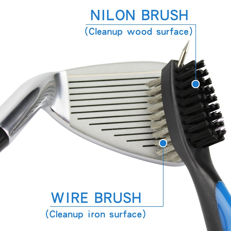 Golf Club Brush Ball Slot Cleaning Brush Cleaning Set, ZY-0021  Brush Blue, ZY-0021 Brush Black, ZY-0021 Brush Green, ZY-0021 Brush Red, ZY-0021 Brush Orange