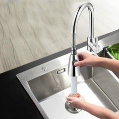 Kitchen Pull-out Faucet Hot And Cold Home 304 Stainless Steel Retractable Rotating Faucet, Electroplated Copper, Brushed Copper, Stainless Steel Black, Plating 304, Copper Plating + Water Stop