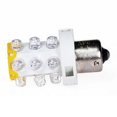 B15 15 LEDs Small Bulb LED Warning Light, Random Color Delivery, 220V