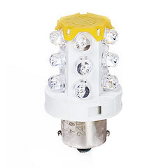 B15 15 LEDs Small Bulb LED Warning Light, Random Color Delivery, 220V