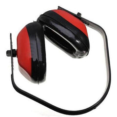 Anti-Noise Safety Work Sleep Hearing Protection Headphones Protective Earmuffs, Red
