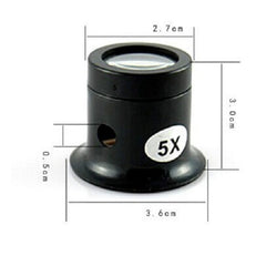Watch Repair Tool Eyepiece Repair Watch Eye Mask Magnifier, 5X, 10X