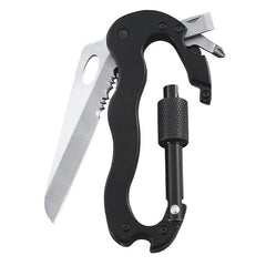 External Multi-function Carabiner D-type Hanging Keychain, D-type Carabiner